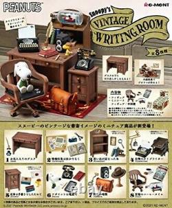 Re-ment Peanuts Snoopy's Vintage Writing Room Complete Box Set De 8