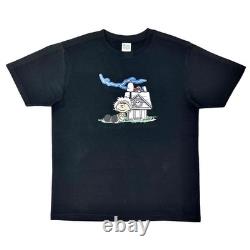 Retour vers le futur Snoopy Charlie Brown Marty Tour de l’Horloge T-shirt XL Neuf