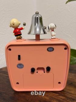 Réveil Snoopy & Charlie Brown Opération Confirmée Rétro Rare Japon