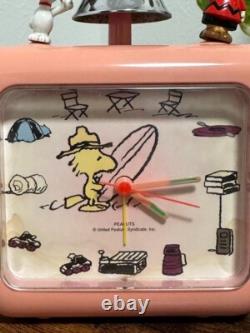 Réveil Snoopy & Charlie Brown Opération Confirmée Rétro Rare Japon