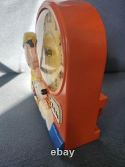Réveil parlant Janex Charlie Brown/Snoopy de 1974 en état de marche. Hé Snoopy, réveille-toi
