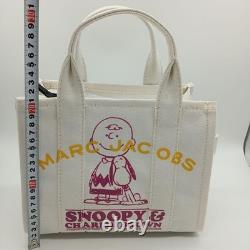 Sac Mini Tote Ivory Exclusif Japon Marc Jacobs x Peanuts Snoopy & Charlie Brown
