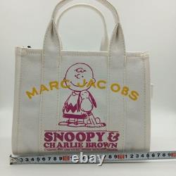 Sac Mini Tote Ivory Exclusif Japon Marc Jacobs x Peanuts Snoopy & Charlie Brown