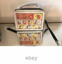 Sac The Box Marc Jacobs PEANUTS Snoopy Charlie Brown Comic Strip, Neuf avec étiquettes