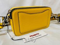 Sac à bandoulière croisé Marc Jacobs Peanuts Snoopy Collaboration Étiquette Jaune Authentique