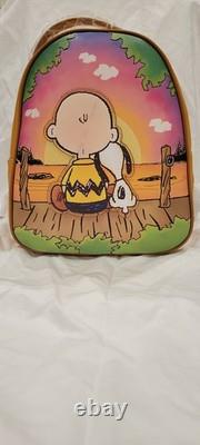 Sac à dos mini Loungefly Peanuts Charlie Brown et Snoopy au coucher de soleil