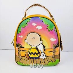 Sac à dos miniature Loungefly Peanuts Charlie Brown et Snoopy Sunset.