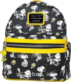 Sac à épaule pour femmes avec motif intégral Snoopy et Charlie Brown