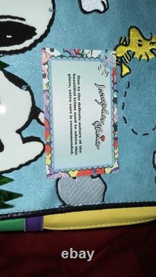 Sac bandoulière Irregular Choice Peanuts Snoopy avec fleurs NWT Épuisé