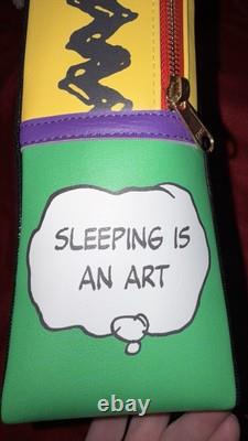 Sac bandoulière Irregular Choice Peanuts Snoopy avec fleurs NWT Épuisé