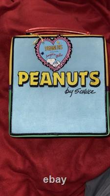Sac bandoulière Irregular Choice Peanuts Snoopy avec fleurs NWT Épuisé