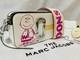 Sac Bandoulière Croisé Marc Jacobs Peanuts Snoopy Collaboration Étiquette Genuine Chalkwhite