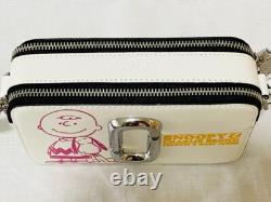 Sac bandoulière croisé Marc Jacobs Peanuts Snoopy Collaboration Étiquette Genuine ChalkWhite