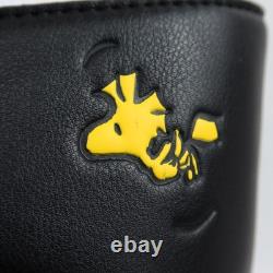 Sac cabas et porte-cartes Peanuts Snoopy et Woodstock avec patch Charlie Brown