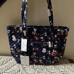 Sac fourre-tout petit Vera Bradley Peanuts Fall Halloween Snoopy Charlie Brown NWT