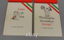 Schulz Peanuts Philosophi In Latin 1968 Coffret Snoopy Charlie Brown Linus Lucy
