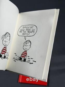 Schulz Peanuts Philosophie En Latin 1968 Ensemble Snoopy Charlie Brown Linus Lucy x4