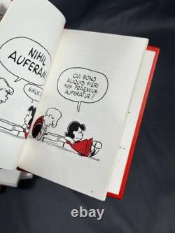 Schulz Peanuts Philosophie En Latin 1968 Ensemble Snoopy Charlie Brown Linus Lucy x4