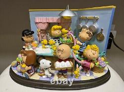 Sculpture Danbury Mint Peanuts C'est le Beagle de Pâques Snoopy Charlie Brown