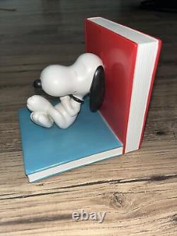 Serre-livres Snoopy Hallmark - Rare - Sagesse de Charlie Brown Guide de Peanuts pour la vie