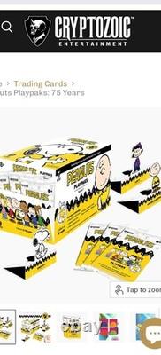 Set de Playpaks pour le 75e anniversaire de Snoopy par Cryptozoic Entertainment
