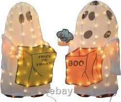 Set de deux fantômes Peanuts de 32 po pour l'extérieur avec LED, déco d'Halloween Charlie Brown