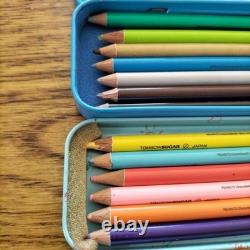Snoopy Charlie Brown, 13 crayons de couleur avec étui, or, argent #ac53a5