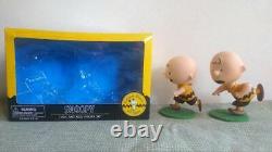 Snoopy Charlie Brown Alors et Maintenant Ensemble de Figurines du 60e Anniversaire