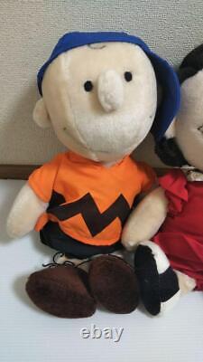 Snoopy Charlie Brown Lucy Vintage Plush Showa Retro