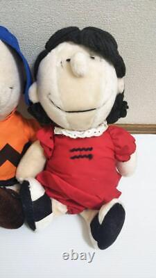 Snoopy Charlie Brown Lucy Vintage Plush Showa Retro