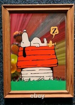 Snoopy Charlie Brown Mirror Collection X 10 Très Vieux Et Rare