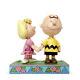 Snoopy Charlie Brown Sally Holding Hand Figure 14cm Snoopy Enesco Peanuts