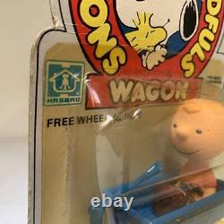 Snoopy Charlie Brown Wagon Hasbro 1980s Die-cast Cars Minicar Vintage Toy 2pièces