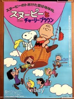 Snoopy PEANUTS m12 Article Rare et Affiche de Film de Charlie Brown Nouveauté Toei