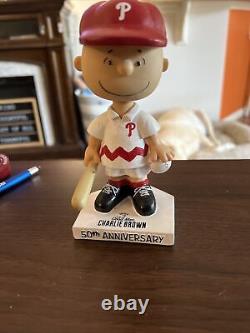 Snoopy Peanuts Charlie Brown Philadelphia Phillies Baseball Bobblehead 2017 translates to 'Snoopy Les Arachides Charlie Brown Philadelphia Phillies Baseball Bobblehead 2017' in French.