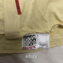 Snoopy Peanuts Rétro Vintage Années 90 Chemise Boutonnée Oxford L Fabriquée aux États-Unis depuis le Japon