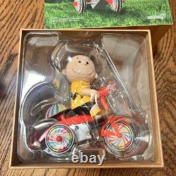 Snoopy Super7 Charlie Brown Vélo à ressort en tôle