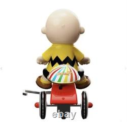 Snoopy Super7 Charlie Brown Vélo à ressort en tôle