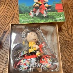 Snoopy Super7 Charlie Brown Vélo à ressort en tôle
