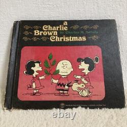 Snoopy Un Noël de Charlie Brown Livre Illustré 1965 Rare Vintage