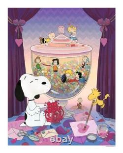 Snoopy Valentine Édition Limitée Officielle Peanuts Variant Charlie Brown Imprimé