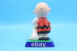 Snoopy et Charlie Brown Figurine PM Vintage Peanuts avec Boîte Incluse Années 70 Déterminé