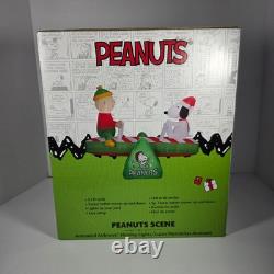 Snoopy et Charlie Brown en Teeter Totter Gonflable Animé de 1,65 m Gemmy