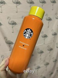 Starbucks Japon ? Bouteille en acier inoxydable rouge Snoopy PEANUTS 473 ml Charlie Brown 2023
