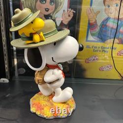 Statue de Table Maître Craft Snoopy et Woodstock Explorateurs Peanuts