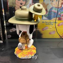 Statue de Table Maître Craft Snoopy et Woodstock Explorateurs Peanuts
