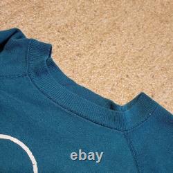 Sweat-shirt Hanes Peanuts Snoopy et Charlie Brown turquoise à manches raglan, fabriqué aux États-Unis