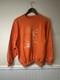 Sweat-shirt Vintage Charlie Brown Schulz 1952 Orange &agrave; Col Rond, Taille L
