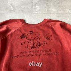 Sweat-shirt vintage Snoopy Peanuts Charlie Brown dessin animé film comics
