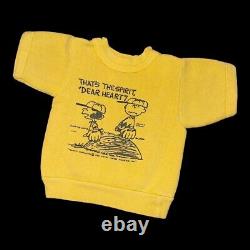 Sweatshirt vintage de Charlie Brown et Snoopy des Peanuts pour enfants des années 1960, taille 4 à Norwich.